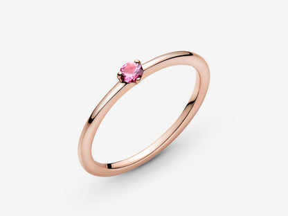 Pink Radiance Single Stone Ring
