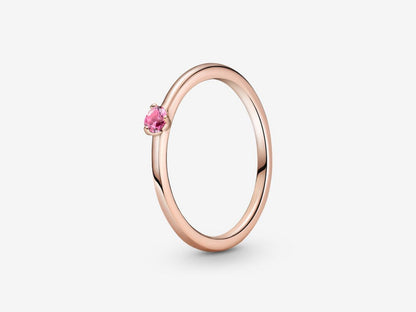 Pink Radiance Single Stone Ring