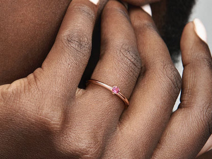 Pink Radiance Single Stone Ring