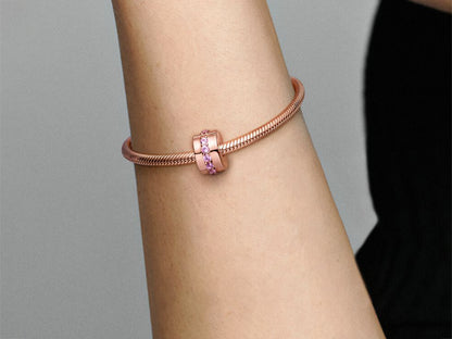Pink Sparkle Clip Charm