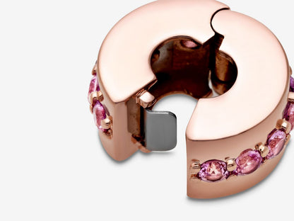 Pink Sparkle Clip Charm