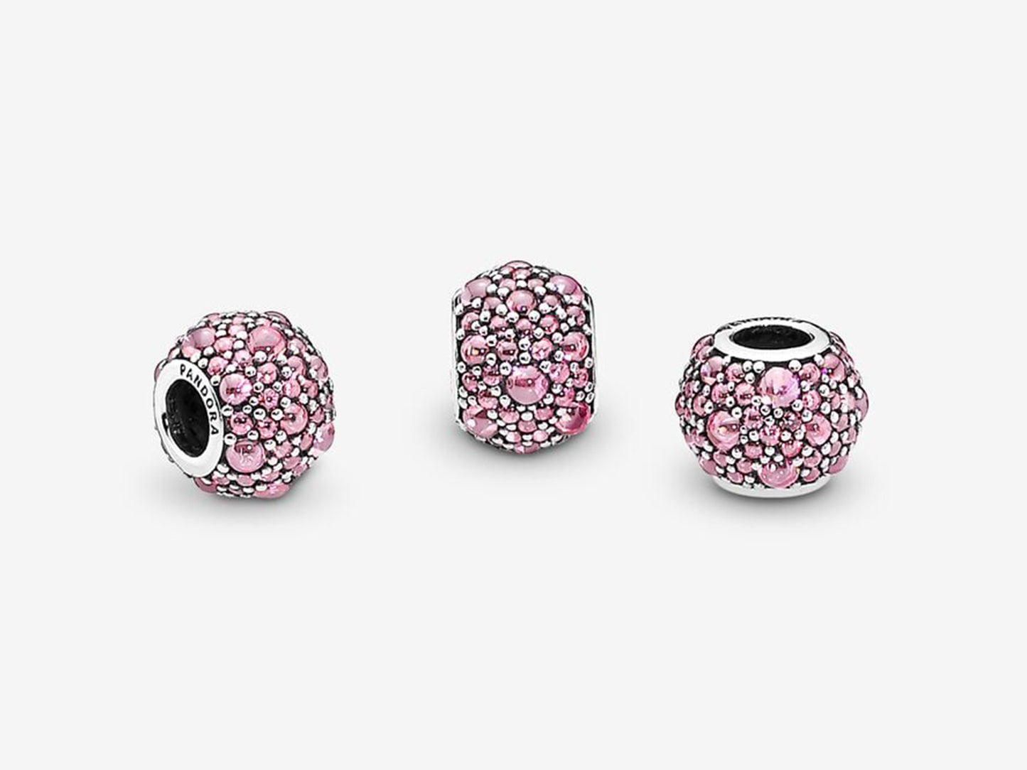 Pink Sparkling Droplet Charm