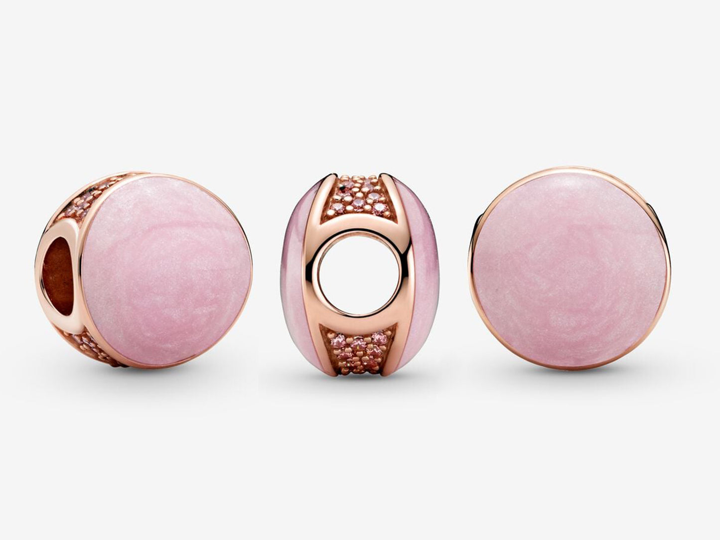 Pink Spiral Elegance Charm