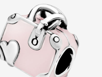 Pink Travel Bag Charm