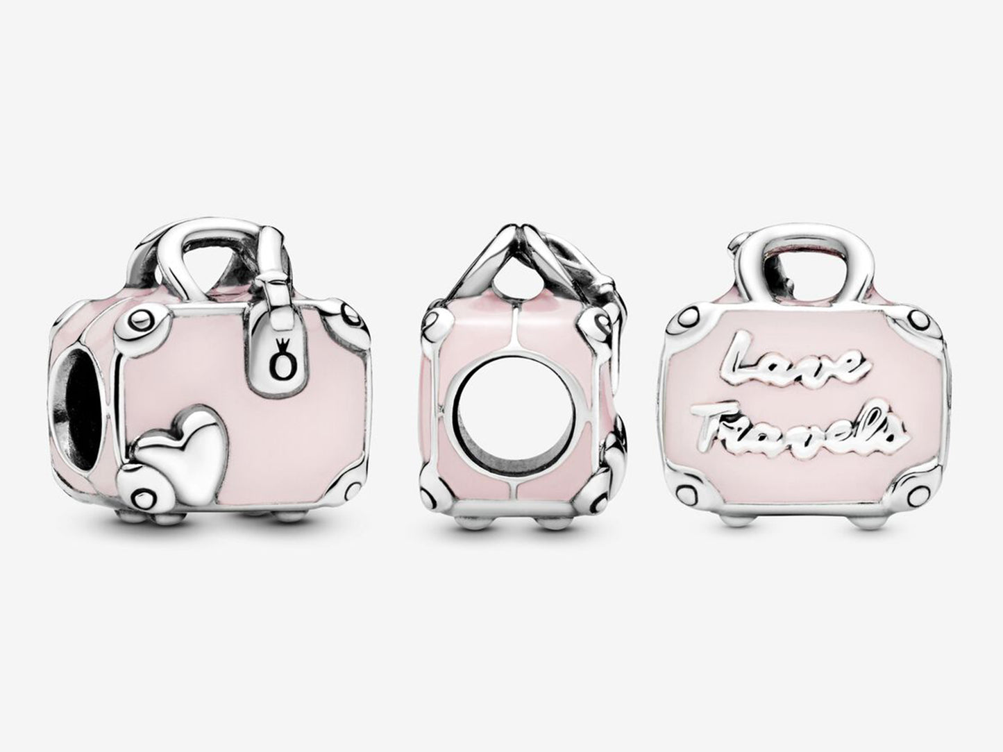 Pink Travel Bag Charm