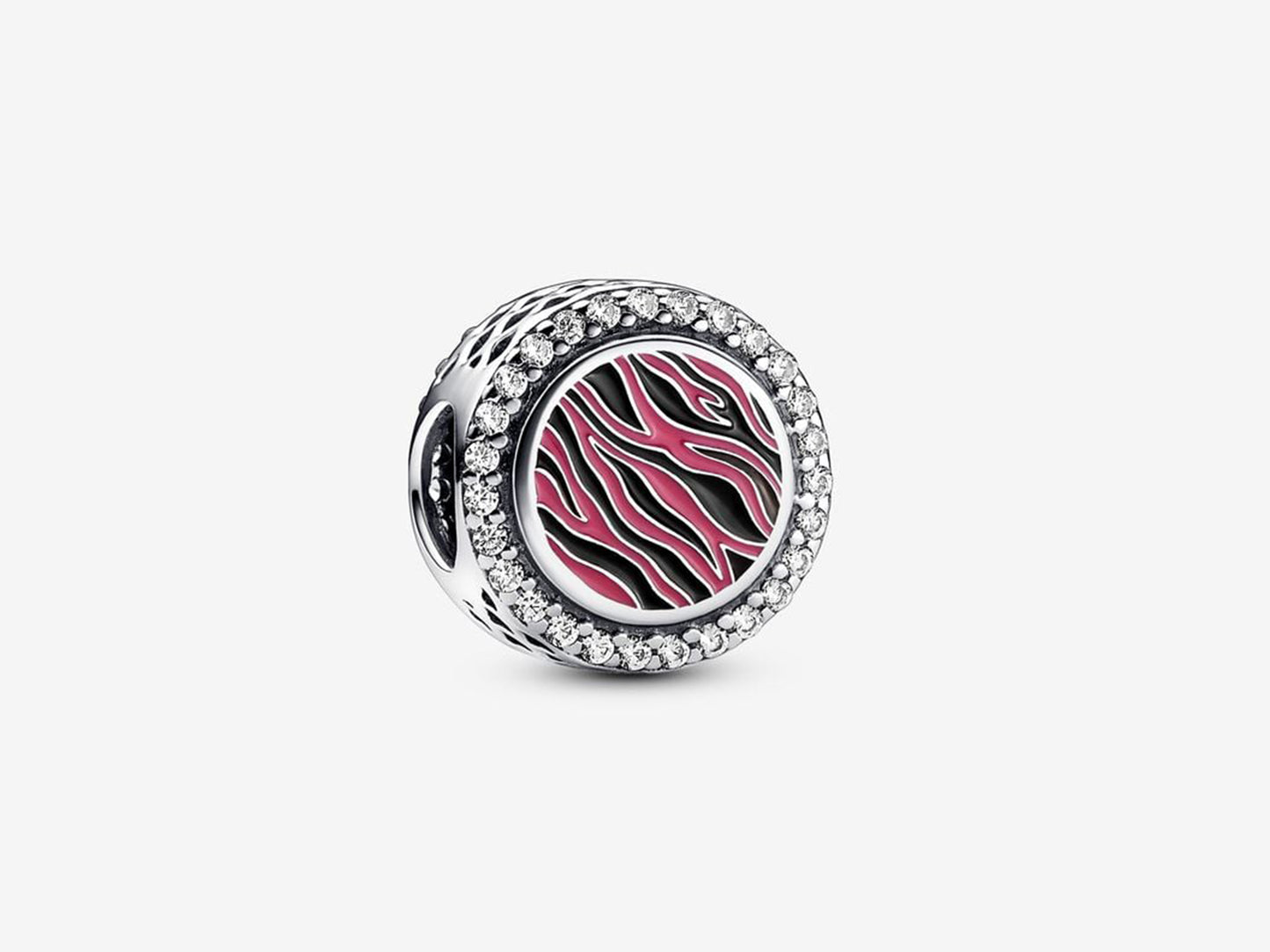 Pink Zebra Charm