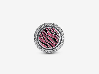 Pink Zebra Charm