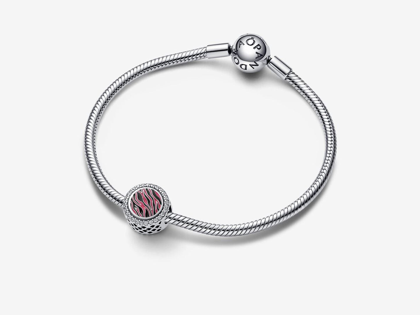 Pink Zebra Charm