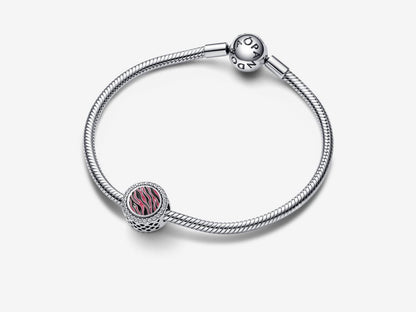 Pink Zebra Charm