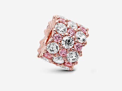Pink & Clear Sparkle Charm