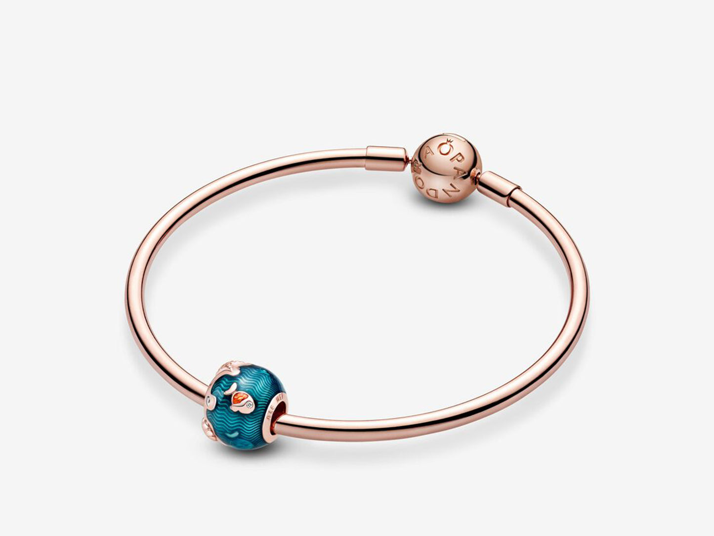 Playful Fish & Waves Charm