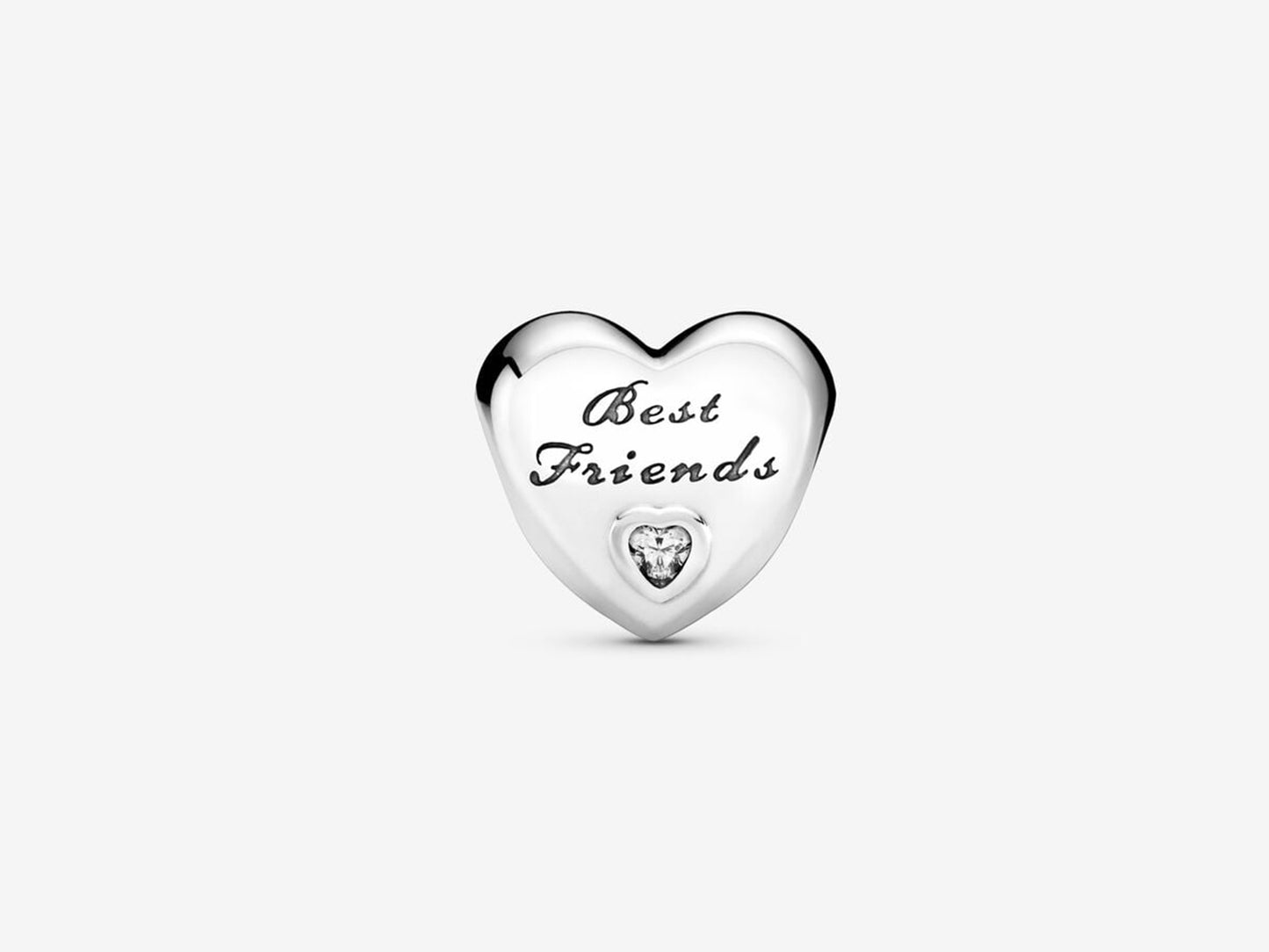 Polished "Best Friends" Charm