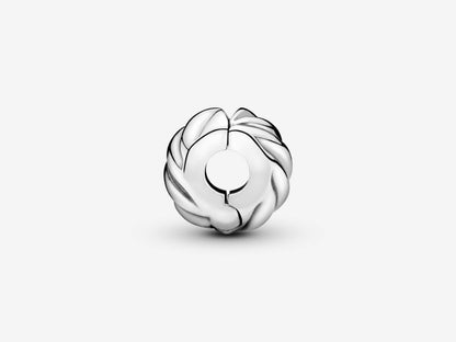 Polished Feathered Clip Charm