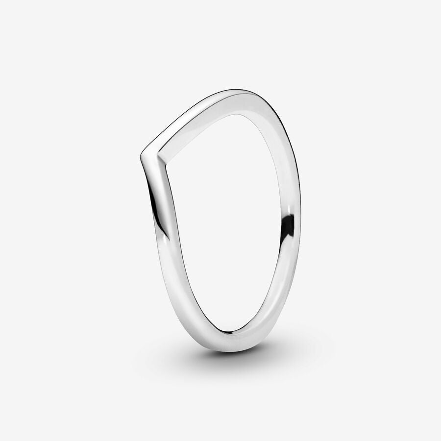 Polished Wishbone Ring