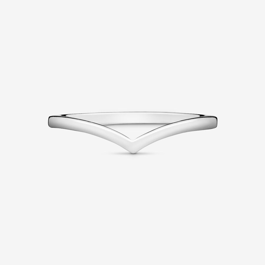 Polished Wishbone Ring