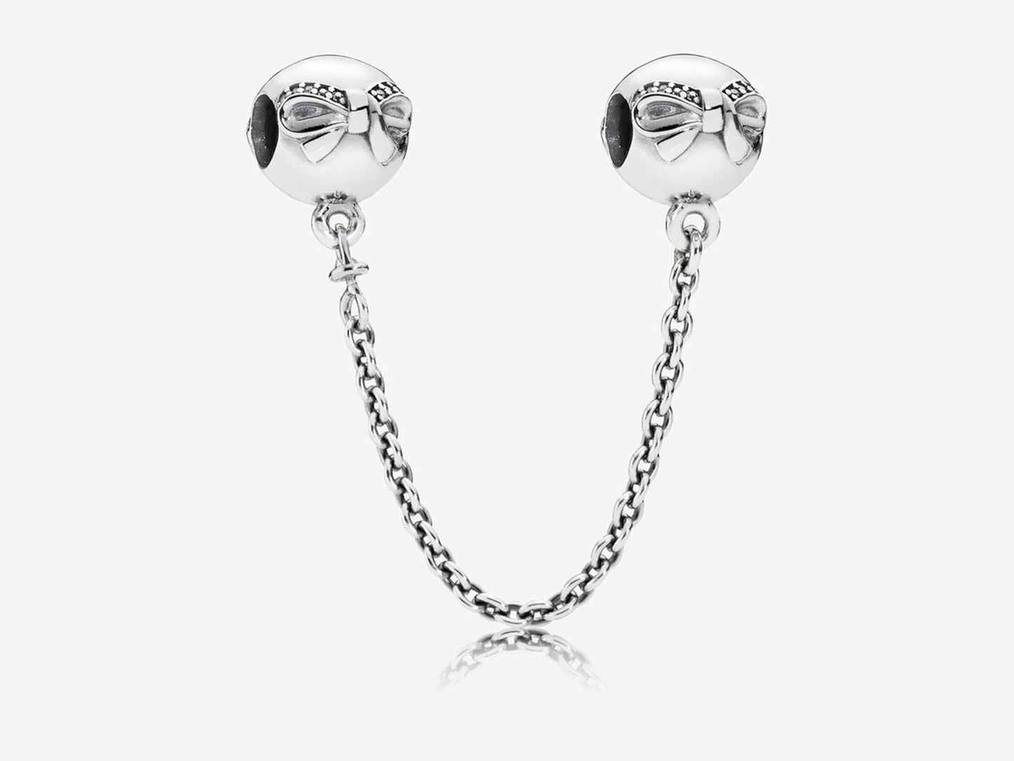 Pretty Bow Safety Chain Charm