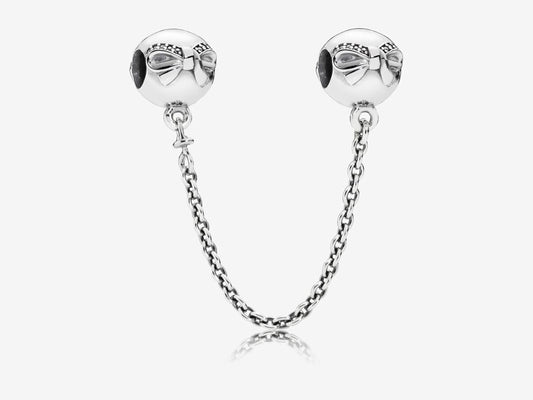 Pretty Bow Safety Chain Charm