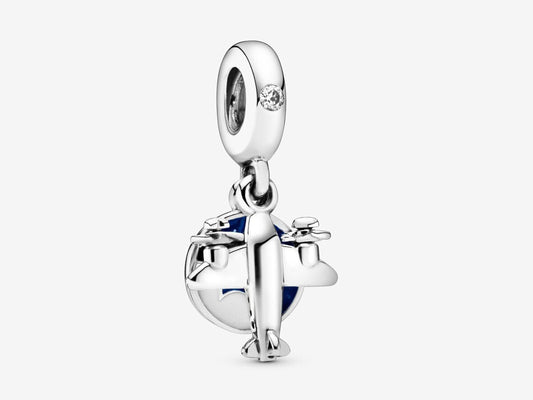 Propeller Plane Dangle Charm