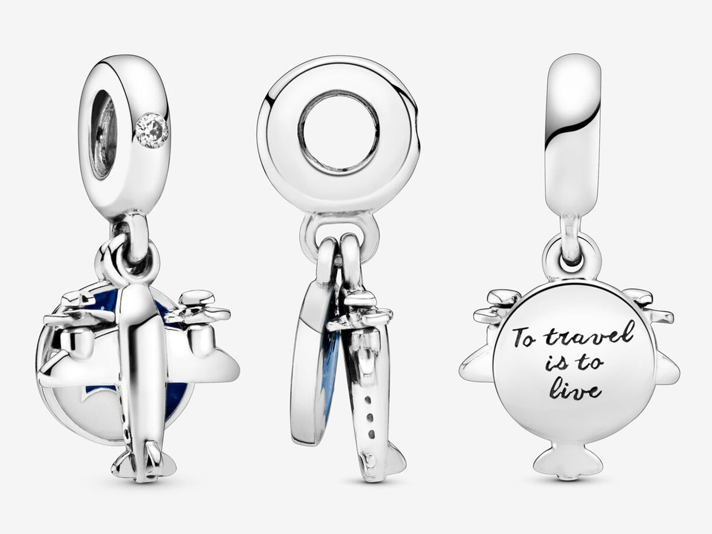 Propeller Plane Dangle Charm