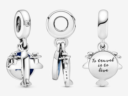 Propeller Plane Dangle Charm
