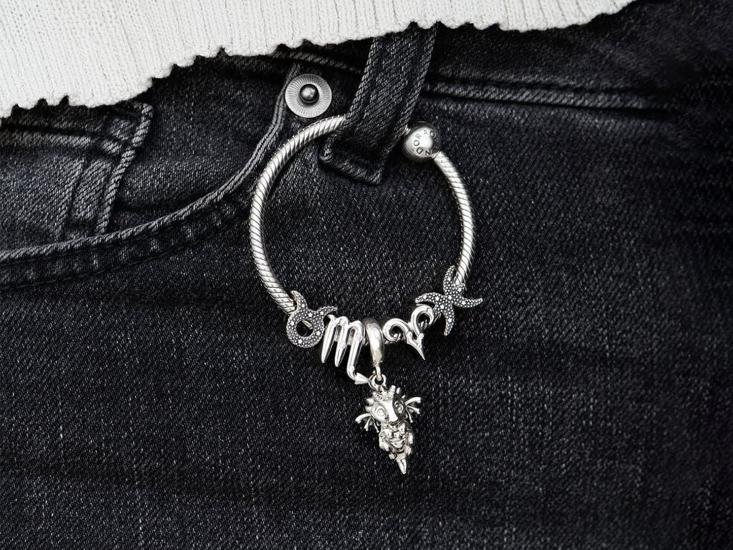 Sparkling Aries Zodiac Charm
