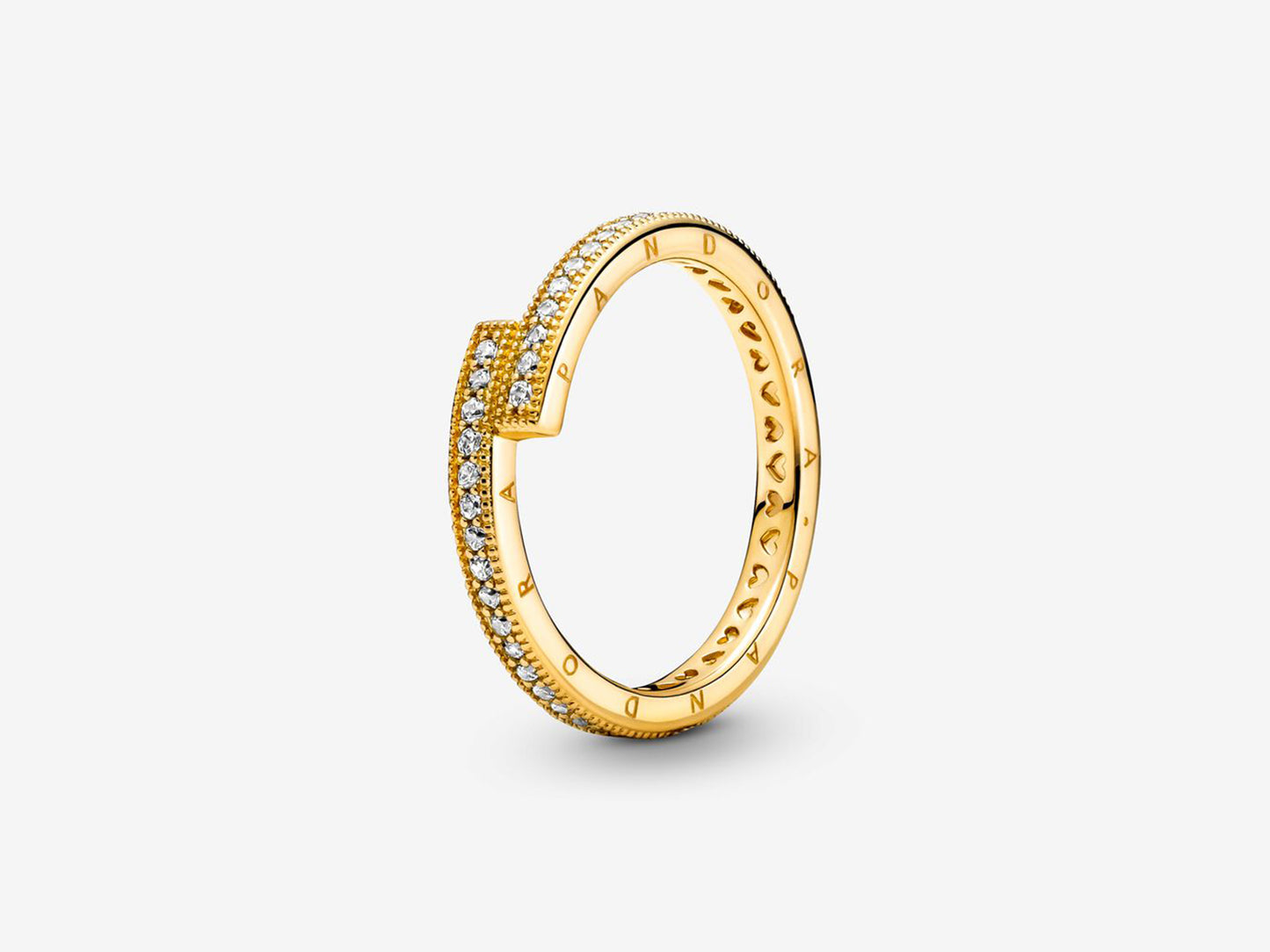 Sparkling Overlapping Ring
