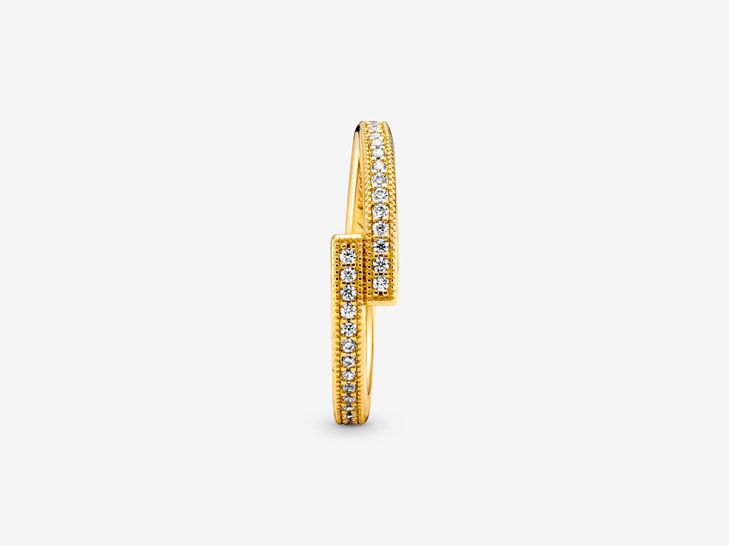 Sparkling Overlapping Ring