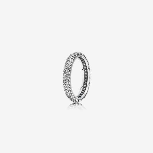 Radiant Curves Silver Ring