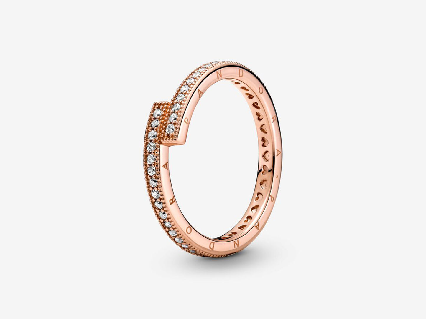 Sparkling Overlapping Ring