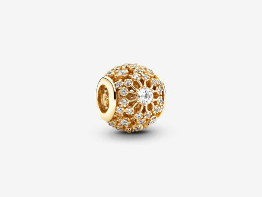 Radiant Gold Filigree Charm