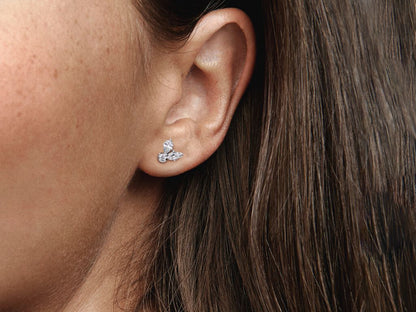 Sparkling Herbarium Cluster Stud Earrings