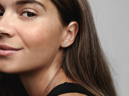 Sparkling Herbarium Cluster Stud Earrings