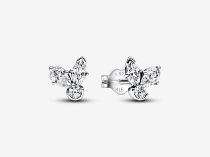 Sparkling Herbarium Cluster Stud Earrings