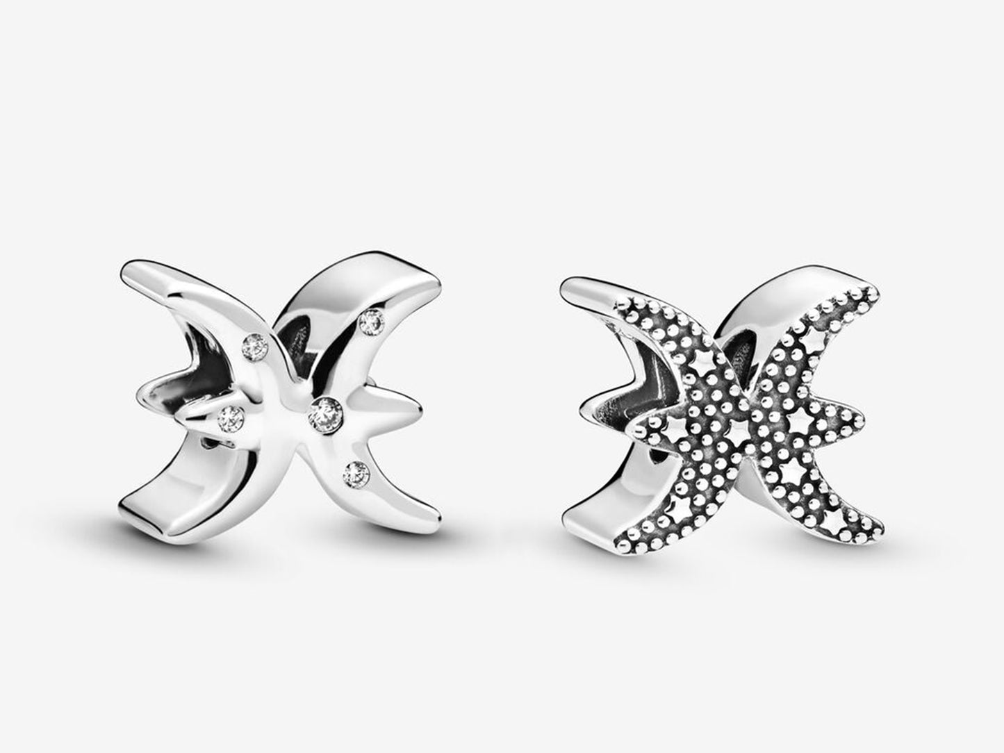 Sparkling Pisces Zodiac Charm