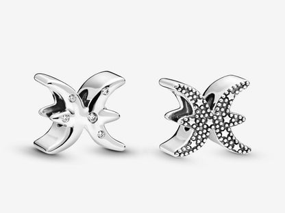 Sparkling Pisces Zodiac Charm