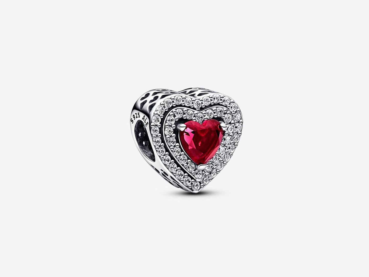 Sparkling Levelled Heart Charm