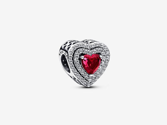 Sparkling Levelled Heart Charm