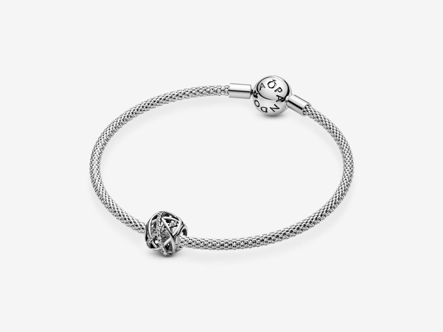 Radiant Silver Starburst Charm