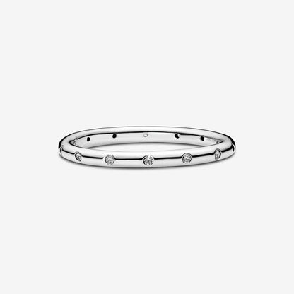 Simple Sparkling Band Ring