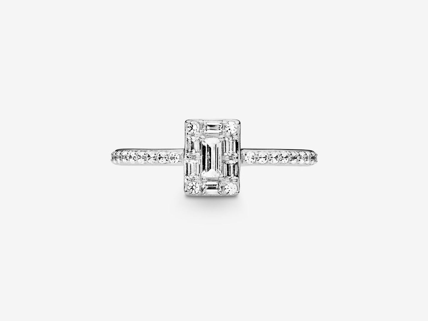 Radiant Square Aura Ring