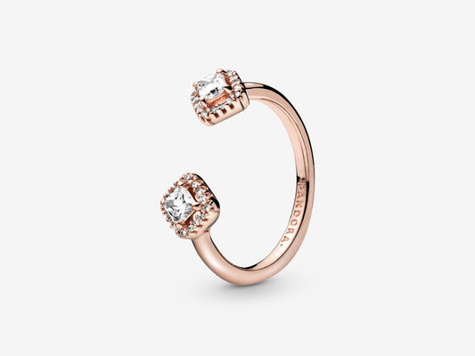 Radiant Square Elegance Ring