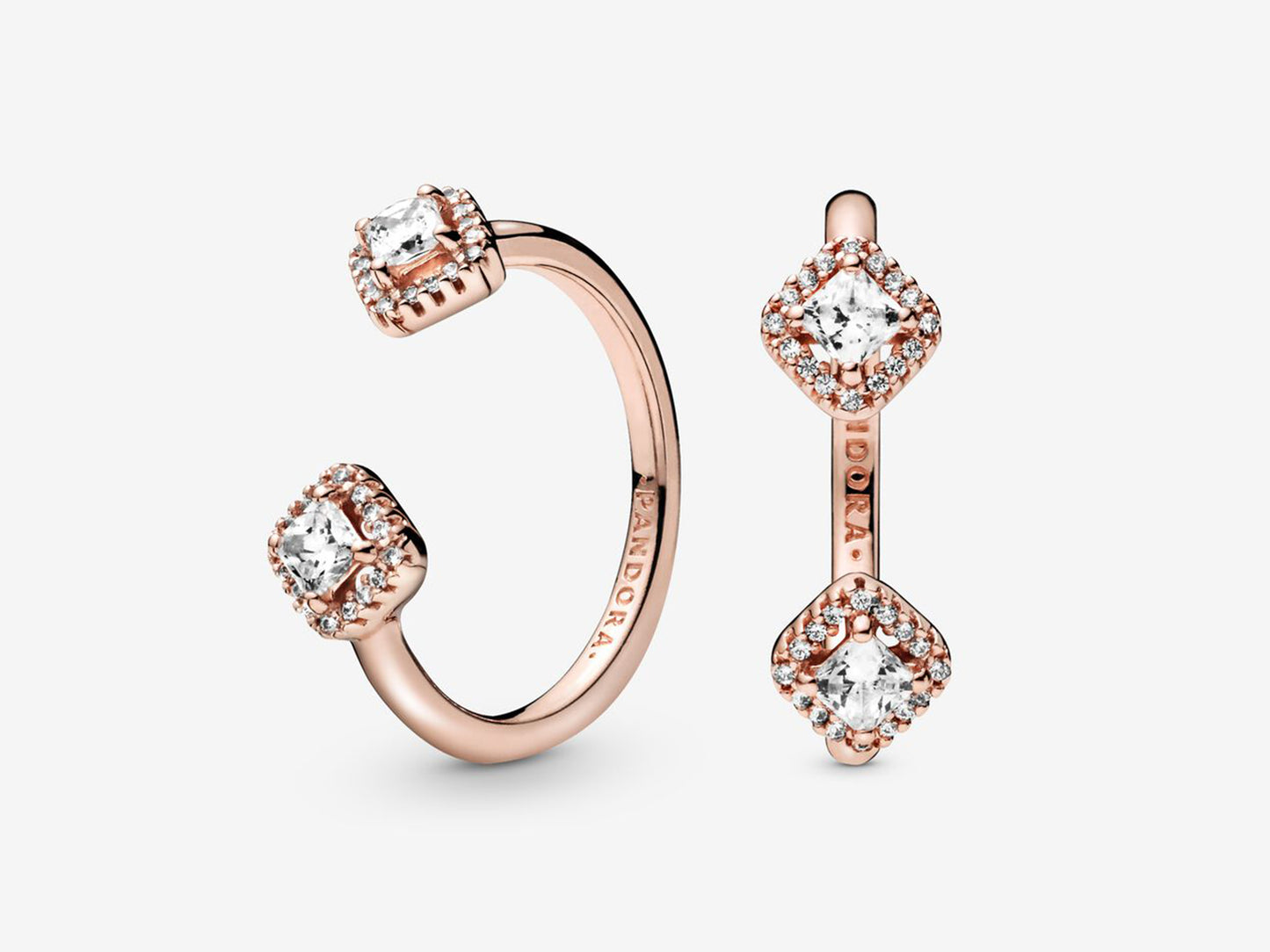 Radiant Square Elegance Ring