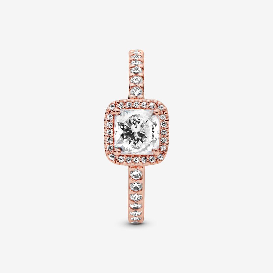 Radiant Square Gem Ring