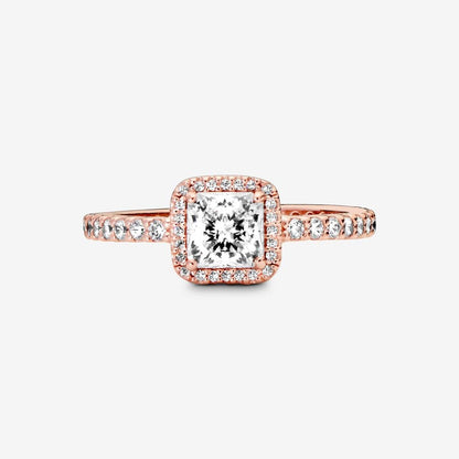 Radiant Square Gem Ring