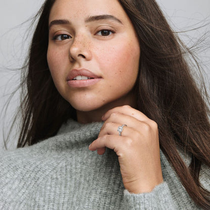 Radiant Square Ring