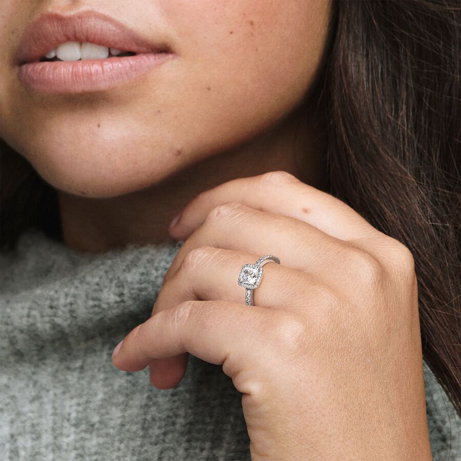 Radiant Square Ring