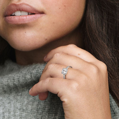 Radiant Square Ring