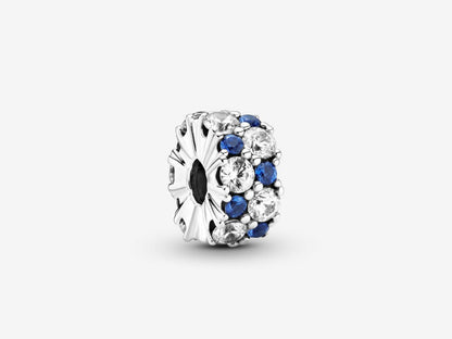Radiant Starry Blue Clip Charm