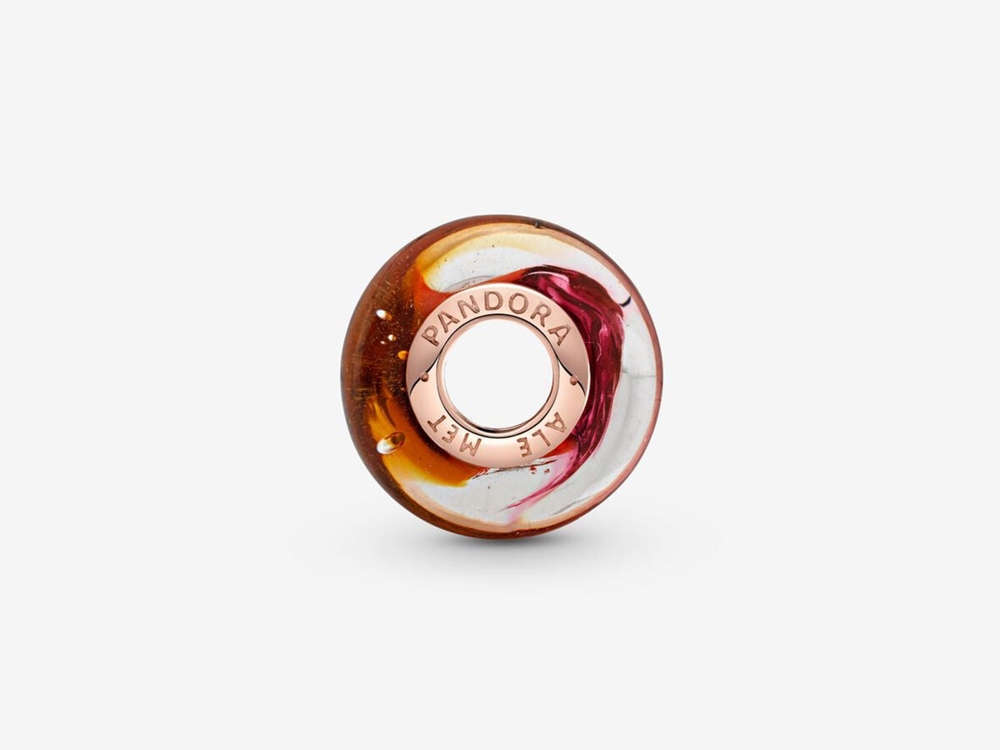 Radiant Sunset Murano Glass Charm