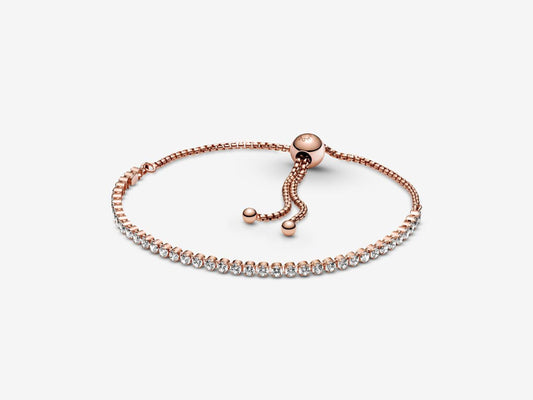 Sparkling Slider Tennis Bracelet
